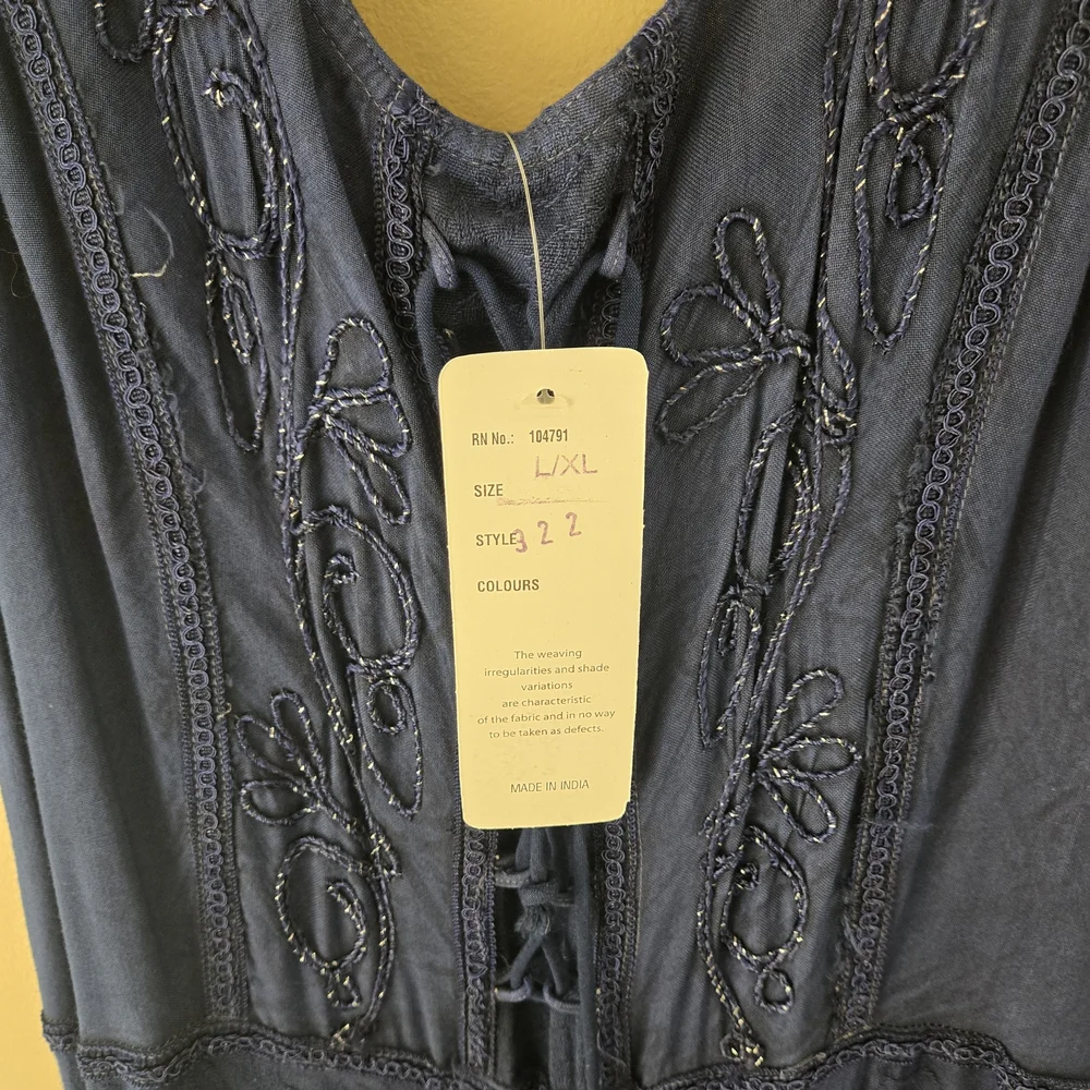 Sakkas Chic Navy Maxi Dress - Picture 2 of 3